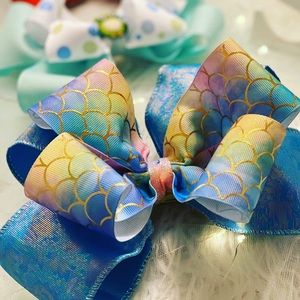 Mermaid dream large bow